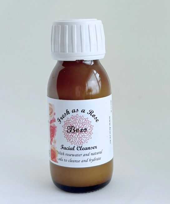 Fresh as a rose facial cleanser